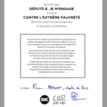 La signature du député REM Pierre Person 