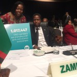 President Edgar Lungu, Zambia, with ONE Africa Director Dr. Sipho Moyo. Photo: ONE