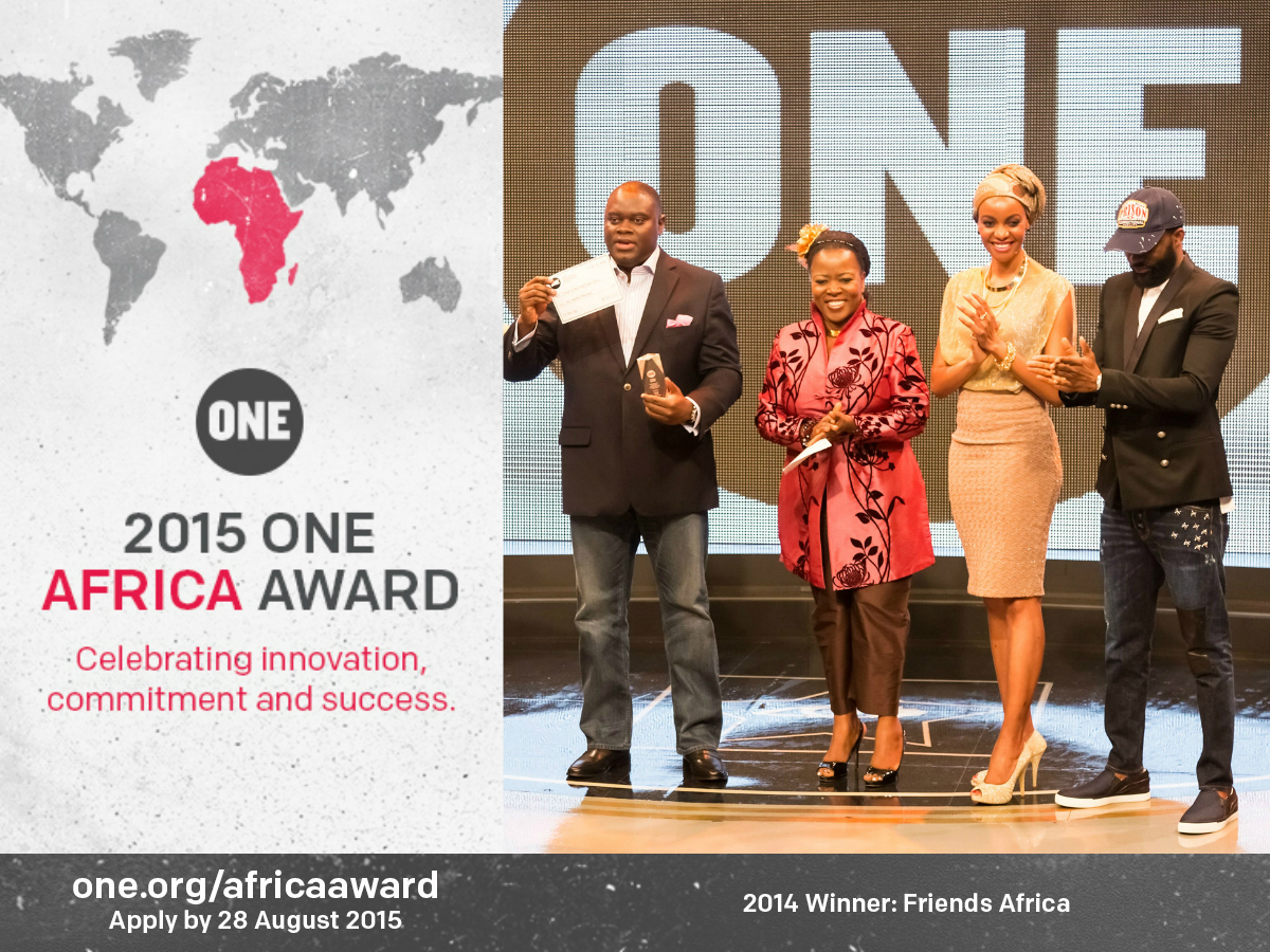 Six reasons you could be the next winner of the ONE Africa Award
