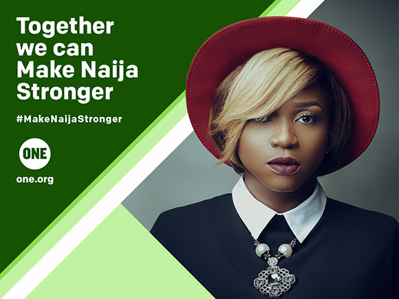 Waje, Nigerian singer, speaks on the #MakeNaijaStronger Campaign