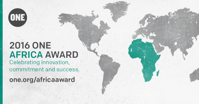 Meet the three 2016 #ONEAfricaAward Finalists!