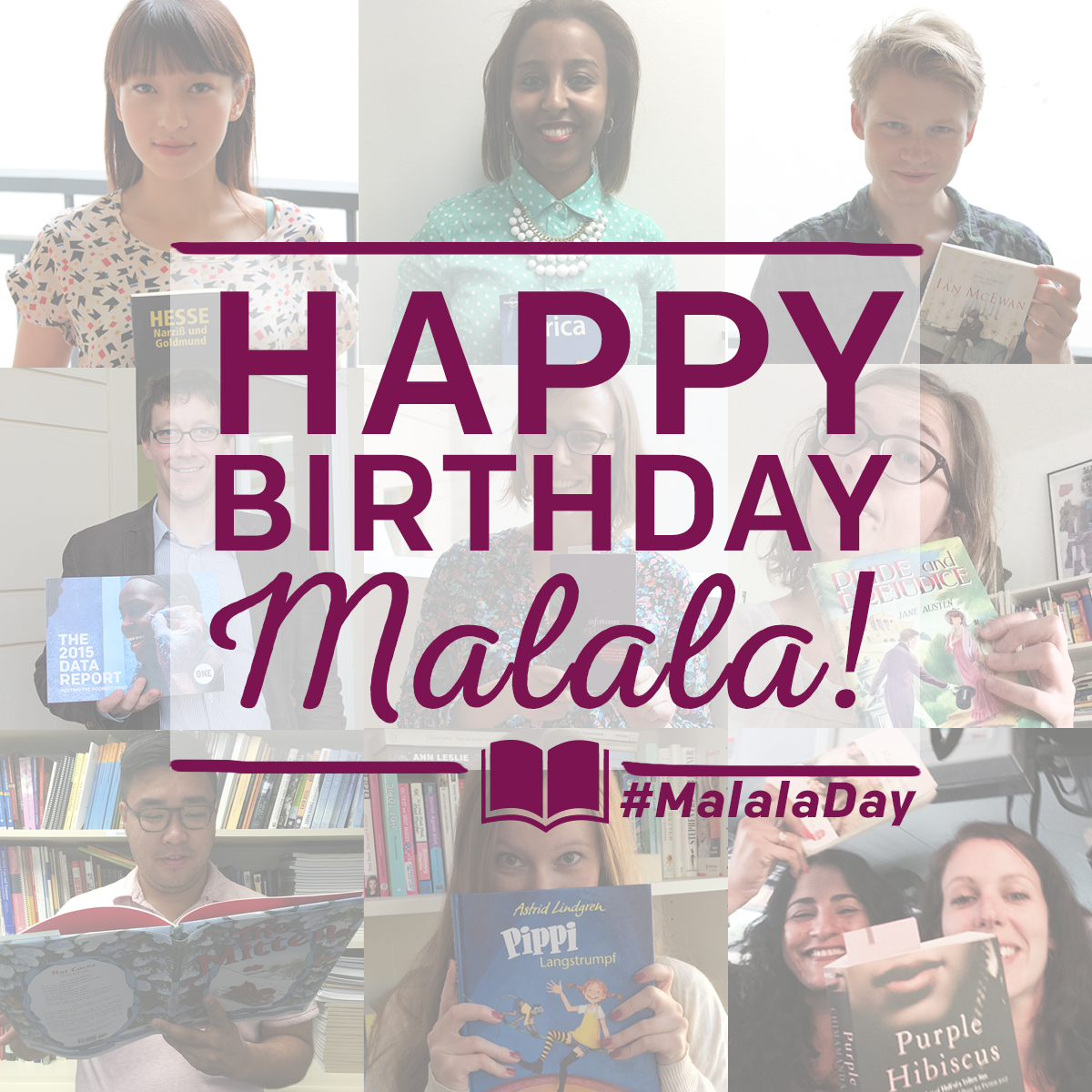 Bücher statt Kugeln: Ein Geburtstagswunsch von Malala