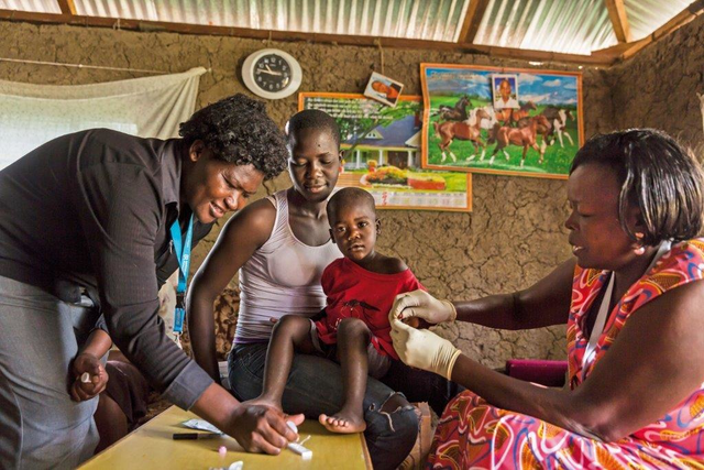Role Model Caregivers kämpfen gegen Malaria in Nigeria