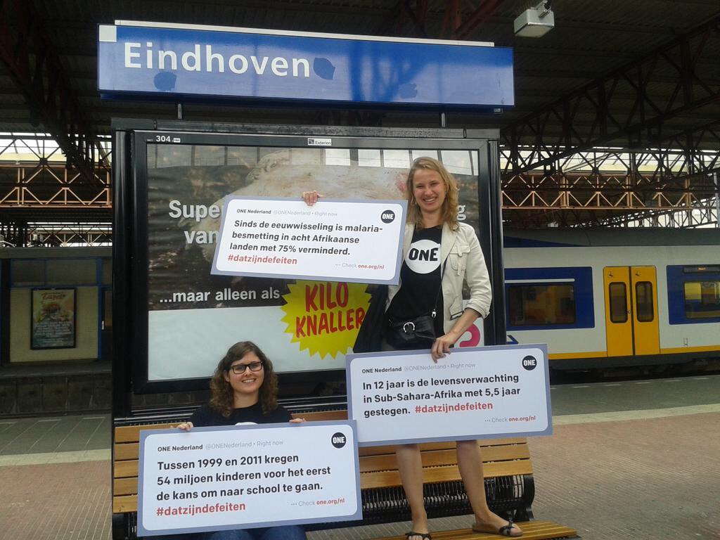 ONE jeugdambassadeurs op Trein Tour door Nederland voor armoedebestrijding