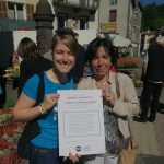 La députée NG Christine Pirès Beaune accompagnée de notre jeune Ambassadrice Anne-Claire