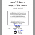 La signature du député LR Didier Quentin 