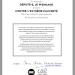 La signature de la députée REM Marie-Christine Verdier-Jouclas 