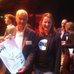 MEP Candidate Ruud van Eijle with a Dutch Youth Ambassador