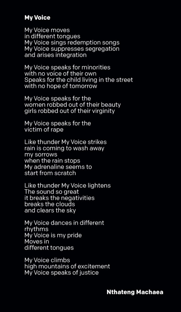 my voice poem