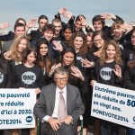 The French Youth Ambassadors had the privilege to meet with Bill Gates on the day of their campaign launch.  Photo: ONE