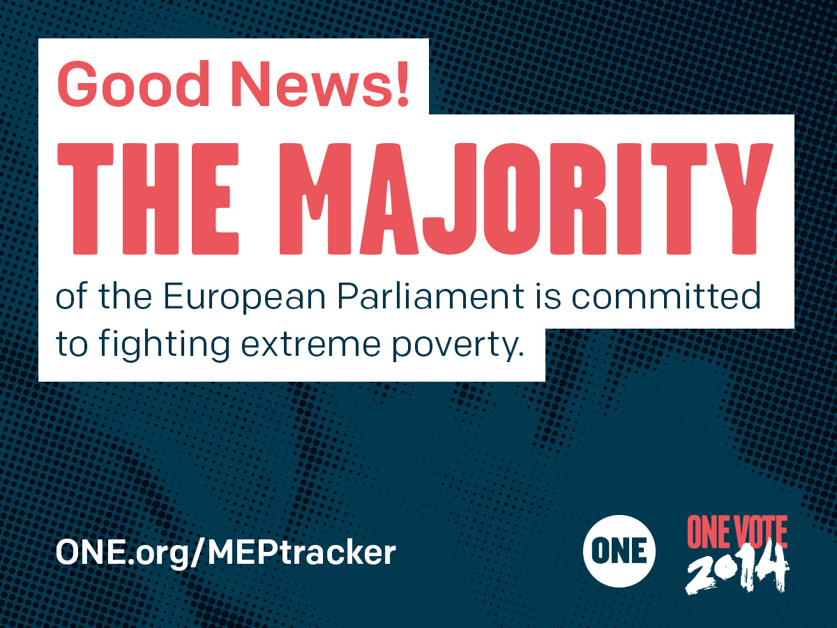 You did it! The majority of the European Parliament commits to fighting extreme poverty