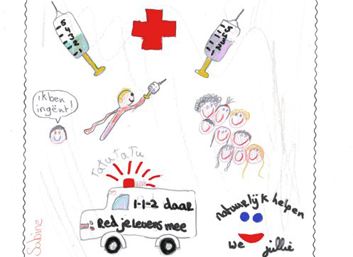 Beautiful kids’ drawings show what being healthy means to them