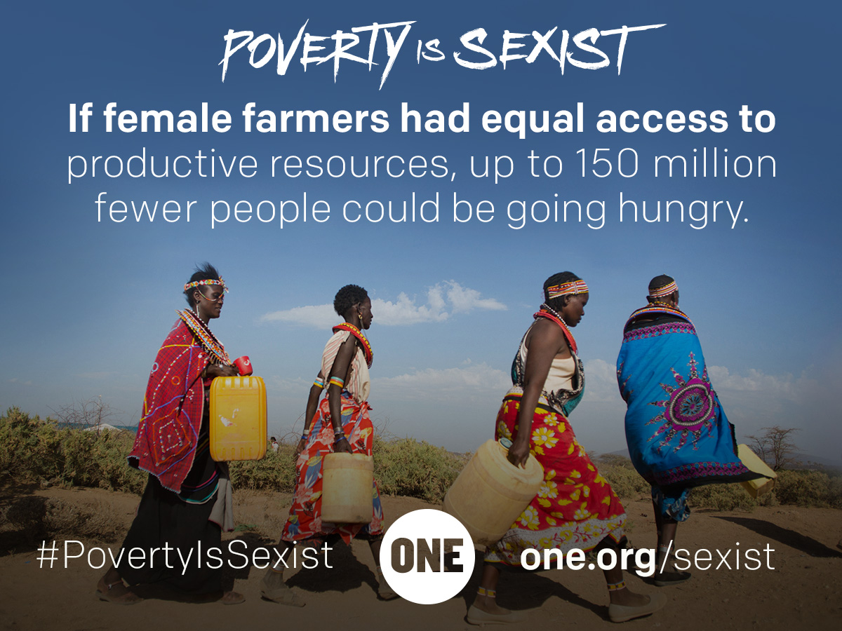 New ONE report: Poverty is Sexist