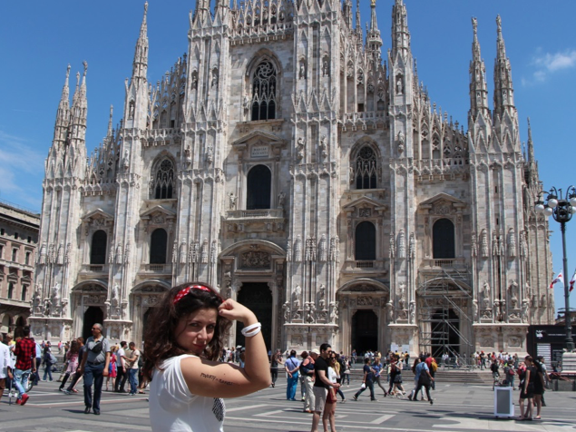 A beautiful #strengthie from Youth Ambassador Martina in Milan 