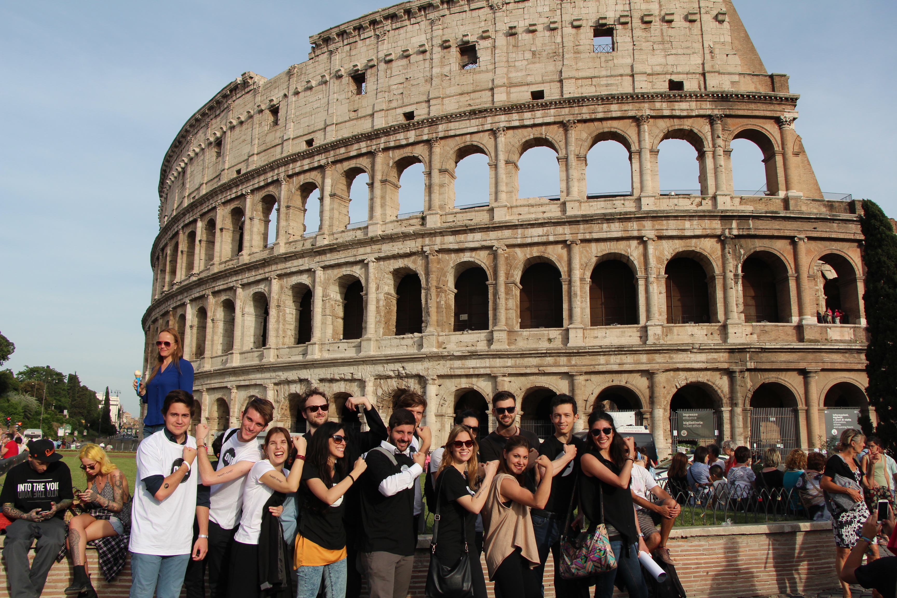 Rome stood #WithStrongGirls to show that #PovertyIsSexist!