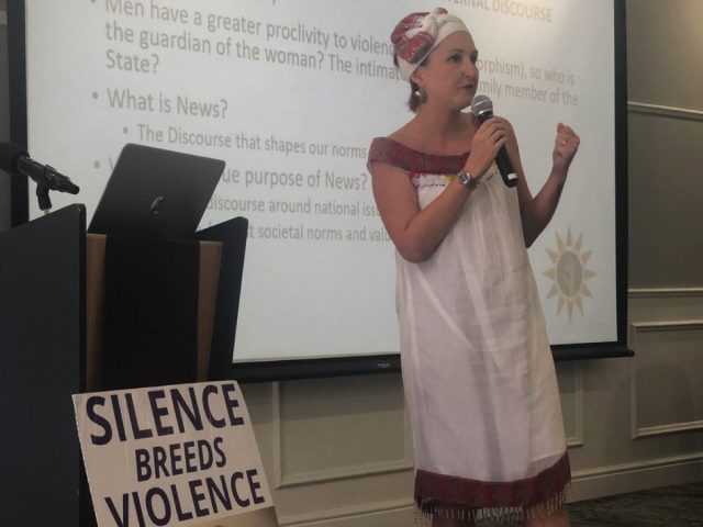 Alna Dall, a GBV activist and former journalist presented a practical guide on how to avoid common mistakes.