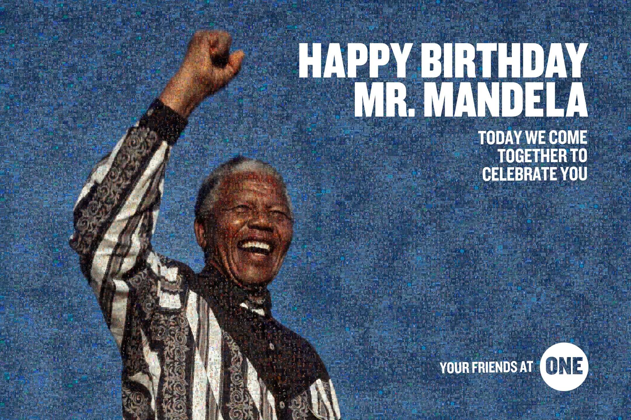 Happy Birthday, Nelson Mandela! ONE