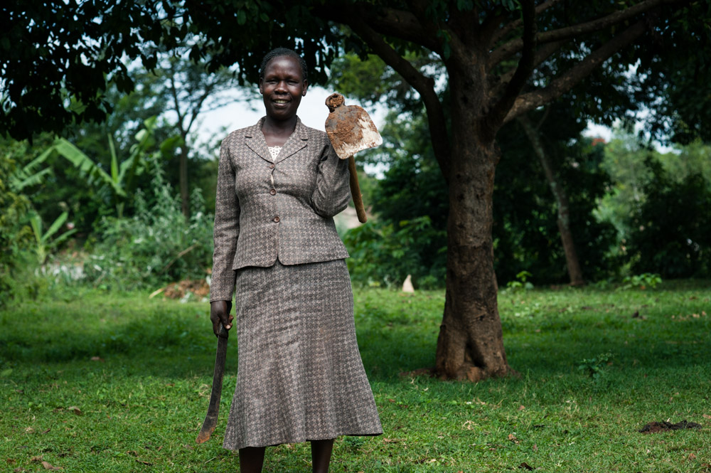 Anne Wafula is a farmer in Kenya, and is part of the One Acre Fund network. Photo: Hailey Tucker