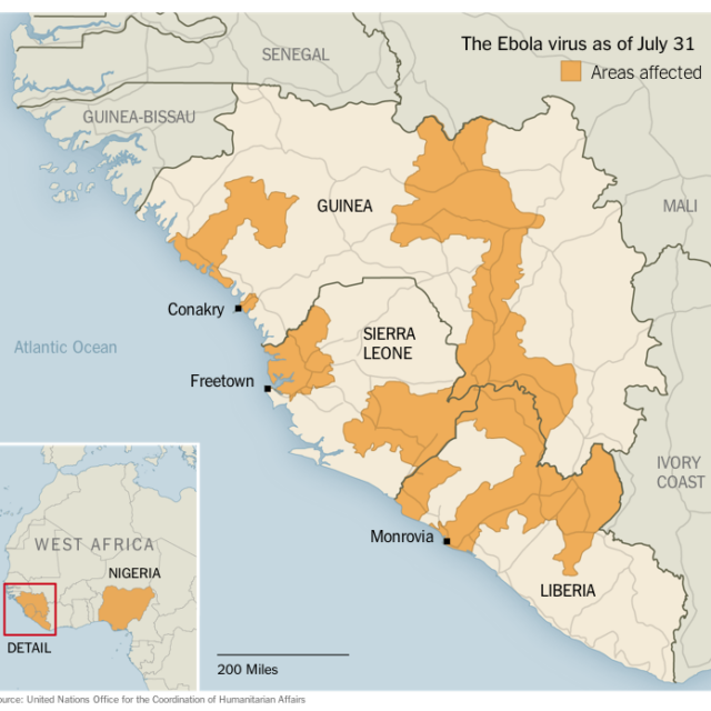 5 Infographics that explain the Ebola outbreak