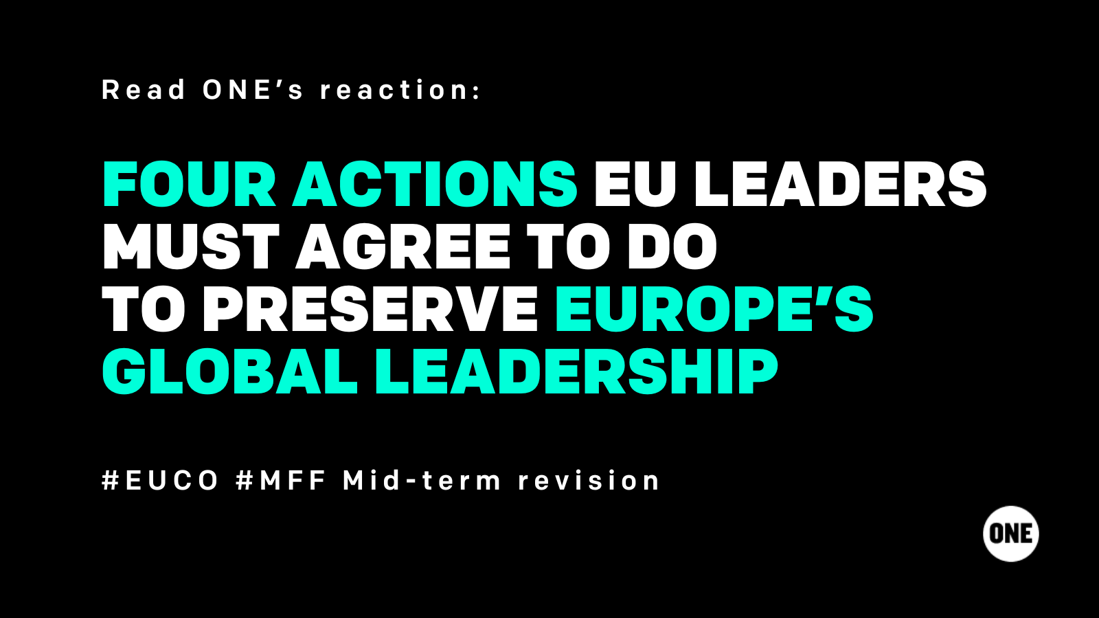Four actions EU leaders must agree to do to preserve Europe’s global ...