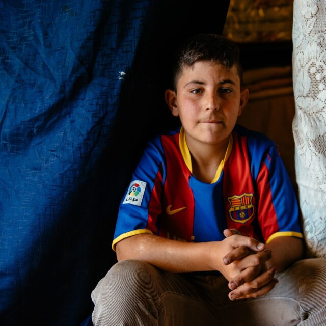 For this 14-year-old boy, life as a refugee meant growing up fast