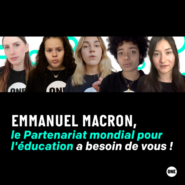 Emmanuel Macron, le Partenariat mondial pour l’éducation a besoin de vous !