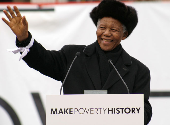 VIDEO: Mandela’s speech on poverty, which inspired a generation