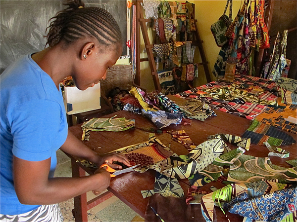 What textile entrepreneurship has to do with community health and Ebola