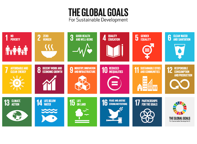 Just announced: U.N. adopts 17 Global Goals