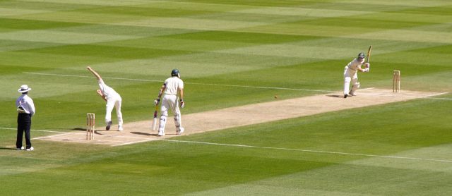 The second day of an Australia vs. South Africa Test Match in Melbourne, in 2005. (Photo credit: Ricky212/Wikimedia Commons)