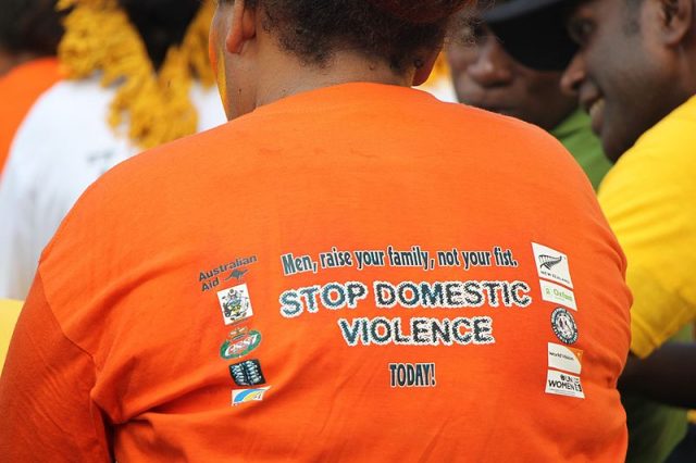 T-shirts printed by the 16 Days of Activism Organizing Committee. (Photo: UN Women/Marni Gilbert) 