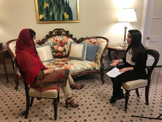 My exclusive interview with Malala Yousafzai