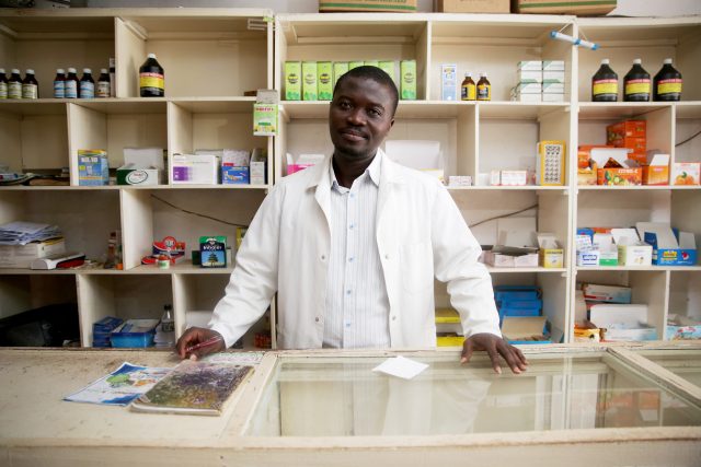 Due to unreliable electricity, Richie and his father couldn't maintain a refrigerator to store life-saving medicines at their pharmacy. But MCC and the Government of Ghana are working to create a power sector that meets the needs of Ghana's people and businesses. (Photo credit: MCC)