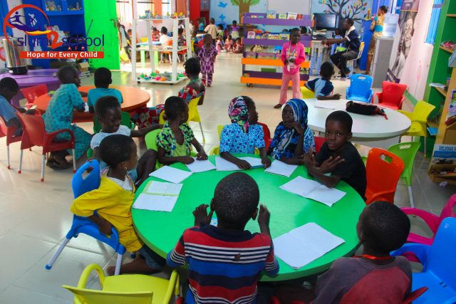 Kids between the ages of 2 and 7 study in the Slum2School Early Development Centre.